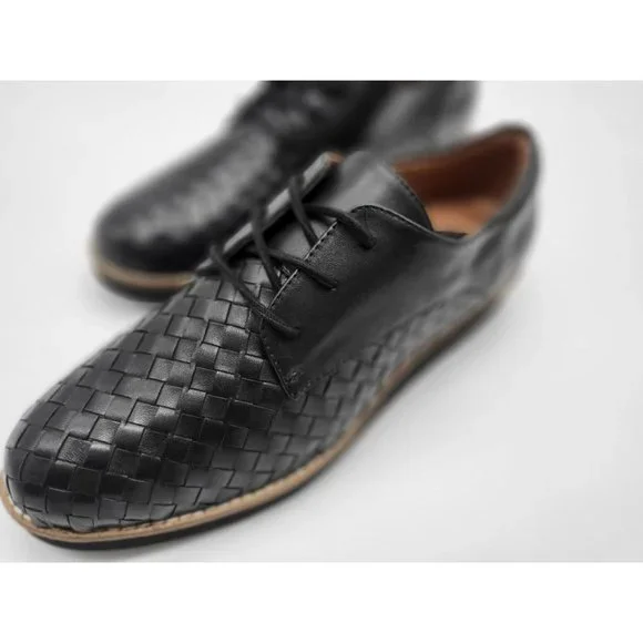 SoftWalk Men\'s Dark Brown Oxfords Oxford med brown box calf - Animas Code main image 3